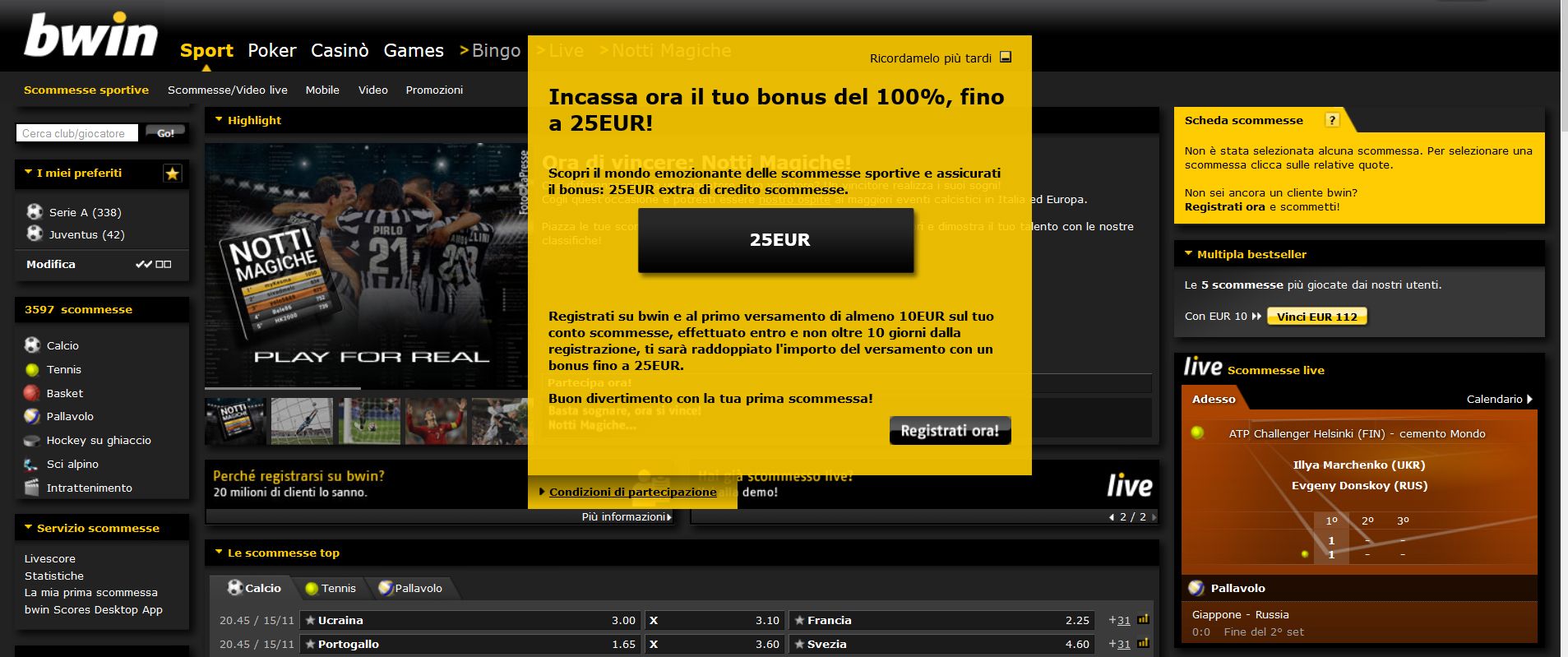 Bwin poker bonus benvenuto