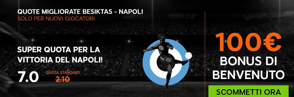 Promo di 888Sport per la partita Besiktas Napoli ! 