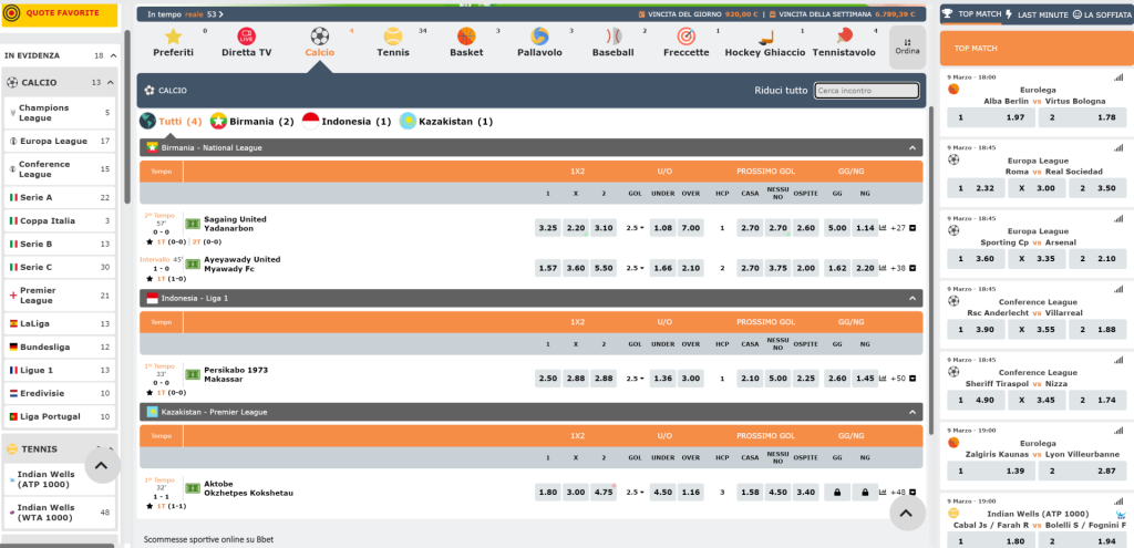 Bbet Scommesse