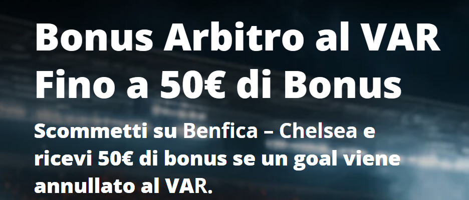 Benfica Chelsea Bonus