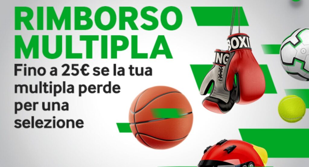 Betway Bonus Rimborso Multipla