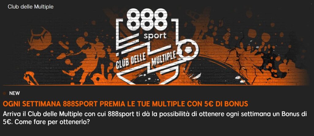 Bonus 888 Club delle Multiple