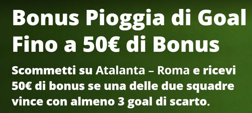 Bonus Atalanta Roma