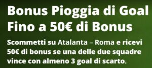 Bonus Atalanta Roma