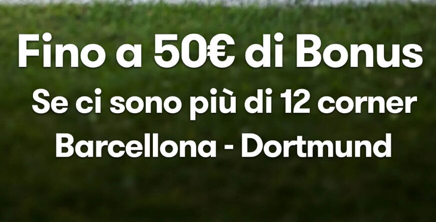 Bonus Barcellona Dortmund Betsson