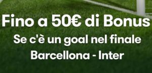 Bonus Barcellona Inter