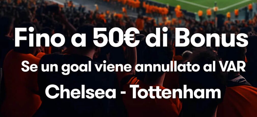 Bonus Chelsea Tottenham Betsson