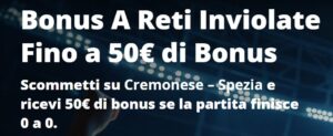 Bonus Cremonese Spezia