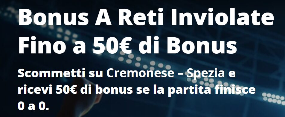 Bonus Cremonese Spezia