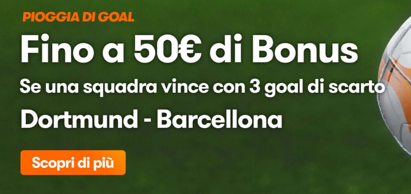 Bonus Dortmund Barcellona