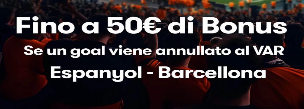 Bonus Espanyol Barcellona