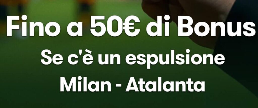 Bonus Milan Atalanta Betsson