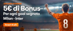 Bonus Milan Inter Coppa Italia