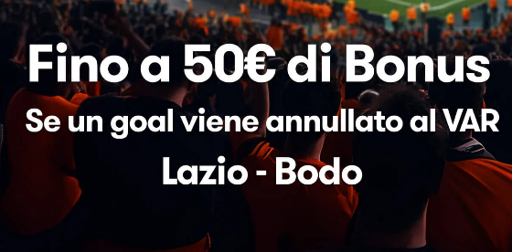 Bonus per Lazio Bodo Glimt