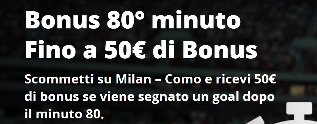 Bonus per Milan Como Betsson