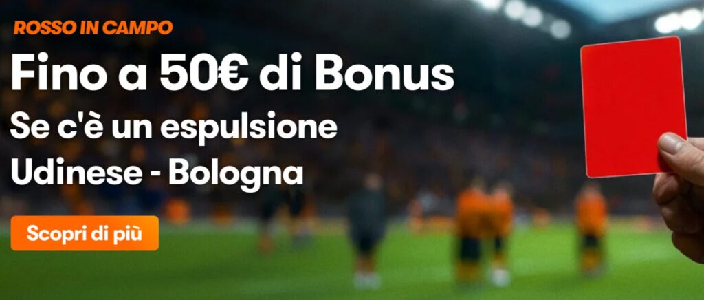 Bonus per Udinese Bologna