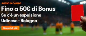 Bonus per Udinese Bologna
