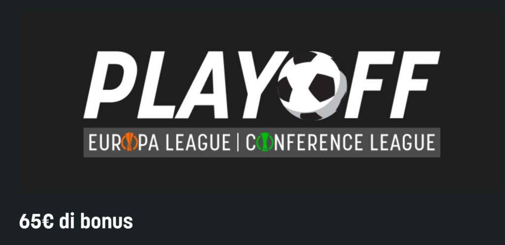 Conference ed Europa League su Snai: 65€ in Bonus! 1 Conference ed Europa League su Snai