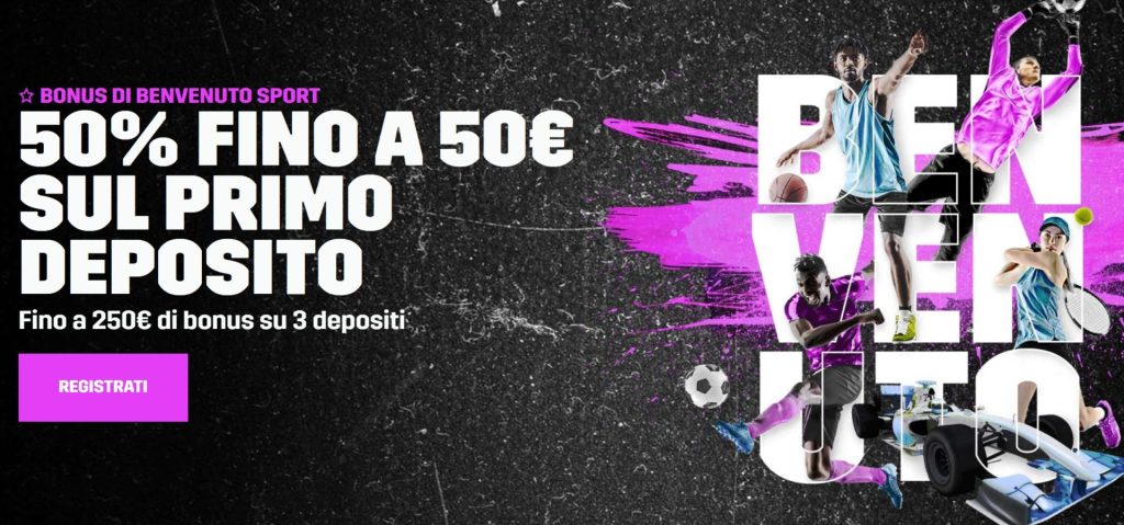 Daznbet Rinnova il Welcome Bonus: per i Nuovi Iscritti 250€! 1 Daznbet Bonus Sport