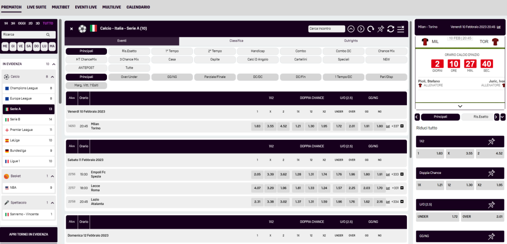 Daznbet Scommesse