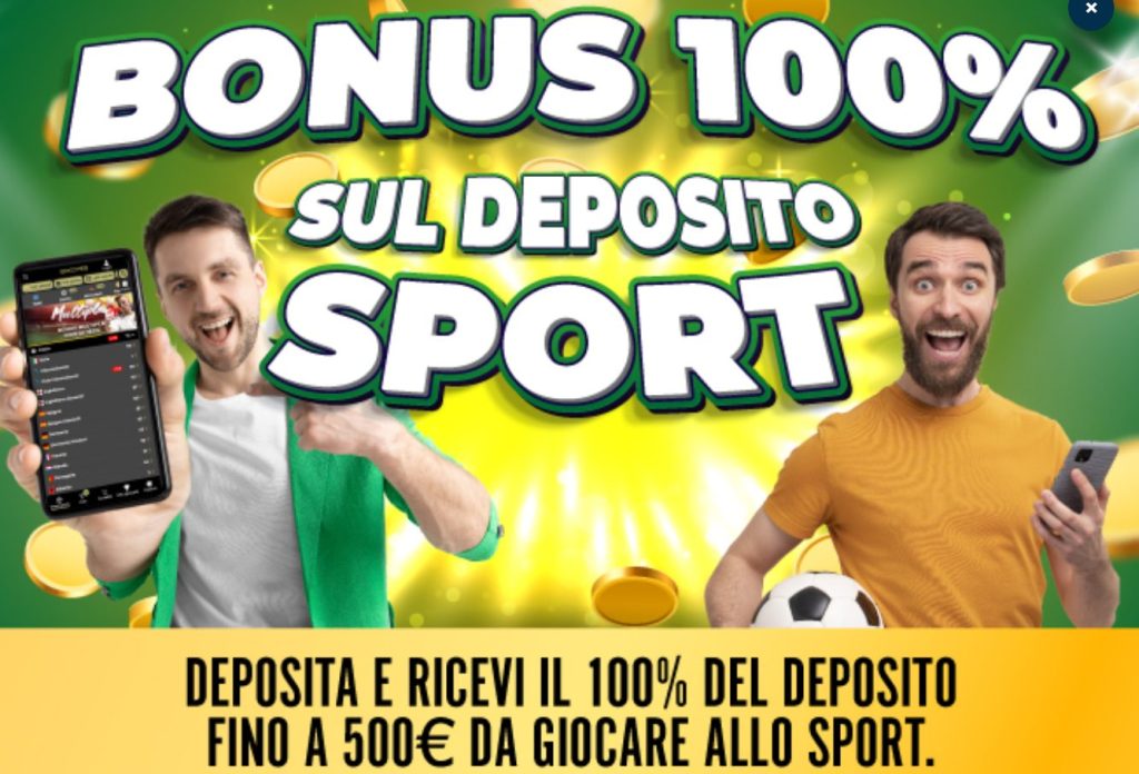 FiveBet Sport Bonus di Benvenuto