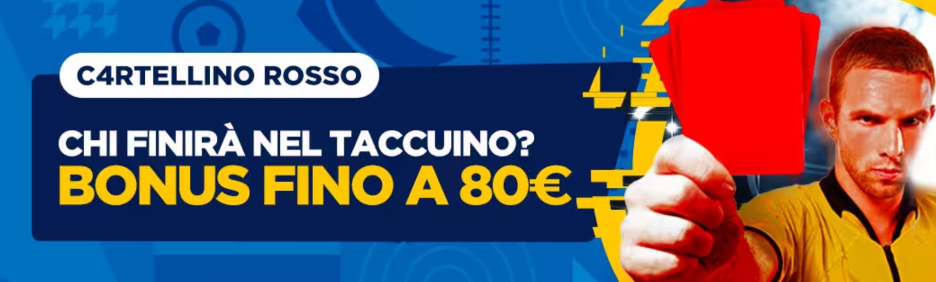 Goldbet Promo Cartellino Rosso