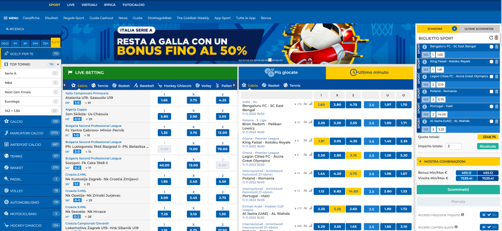 Goldbet Scommesse