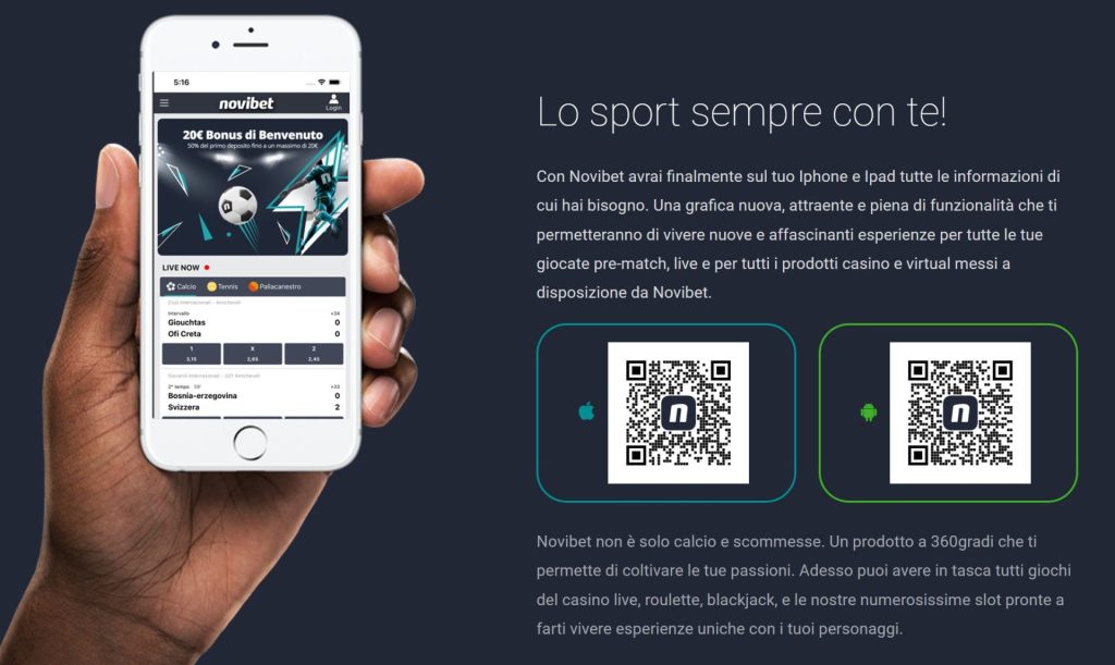 Novibet App Mobile