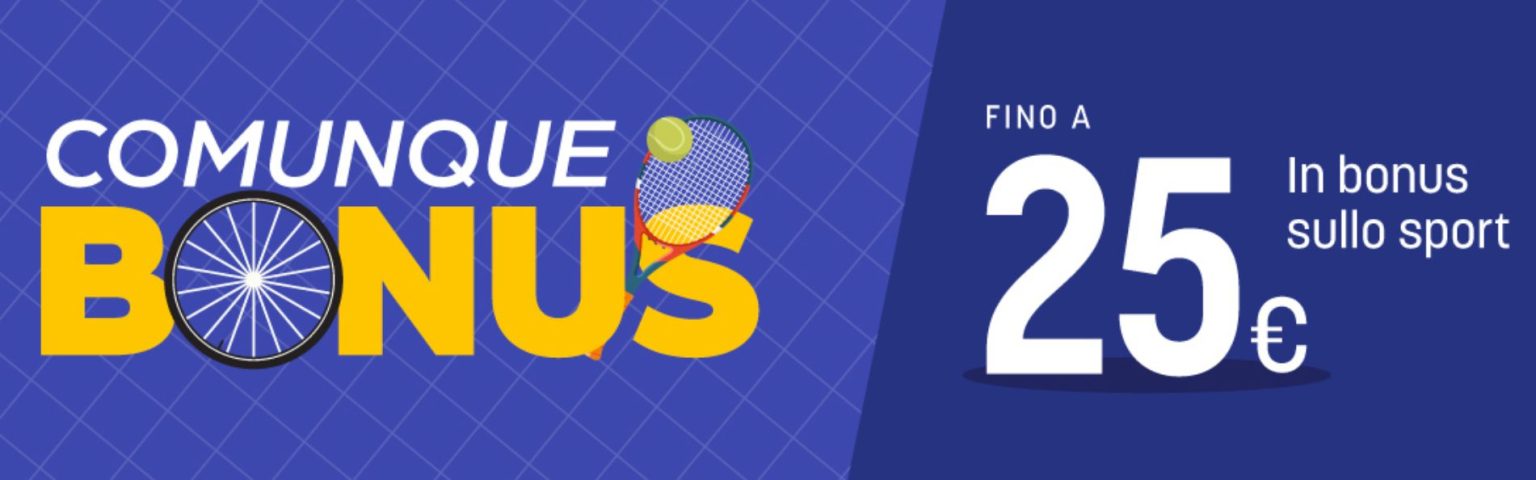 Promo Bonus Comunque Snai: Bonus Fino a 25€