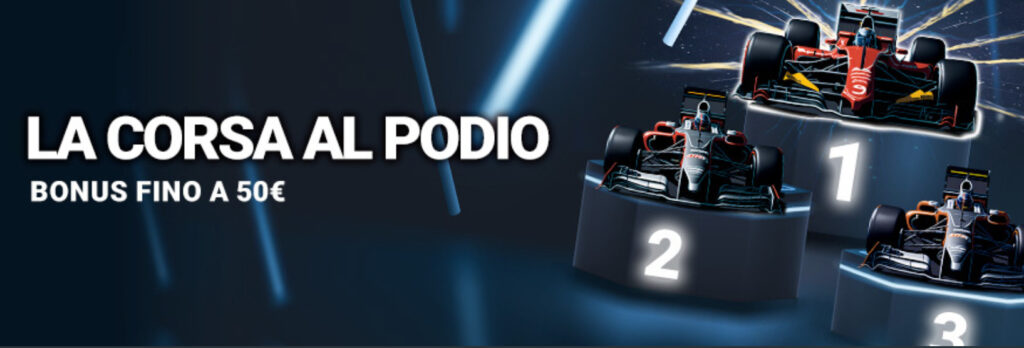 Promo Corsa al Podio su Planetwin365: 50€ di Bonus sul GP di Austria! 2 Promo Corsa al Podio Planetwin365