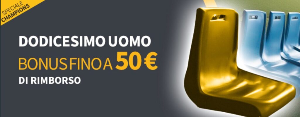 Promo Dodicesimo Uomo su Planetwin365