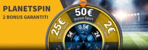 Promo Planetspin su Planetwin365