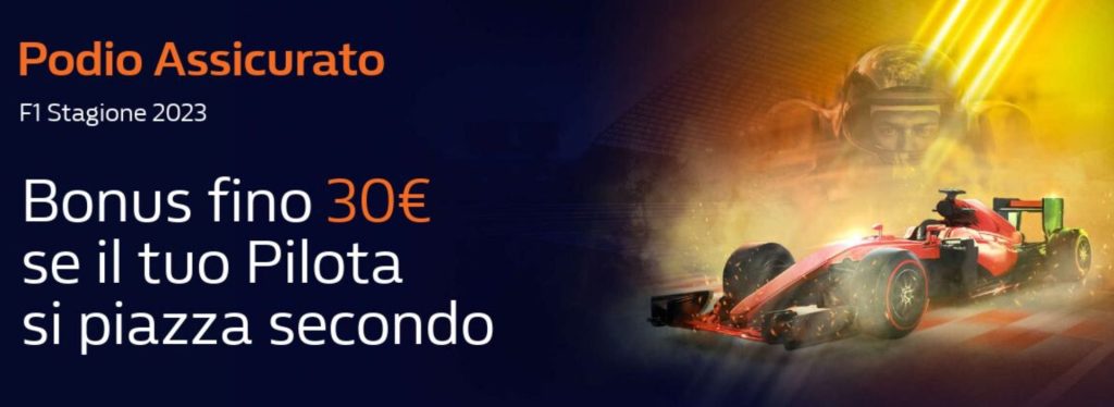 William Hill Lancia la Promo per la Formula 1: Podio Assicurato 1 Promo Podio Assicurato