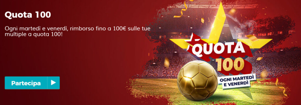 Promo Quota 100 Starcasino