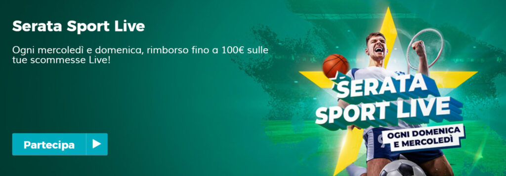 Promo Serata Sport Live StarCasino