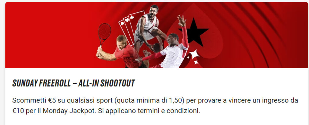 Promo Sunday Freeroll Betstars