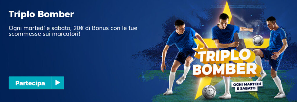 Promo Triplo Bomber Starcasino