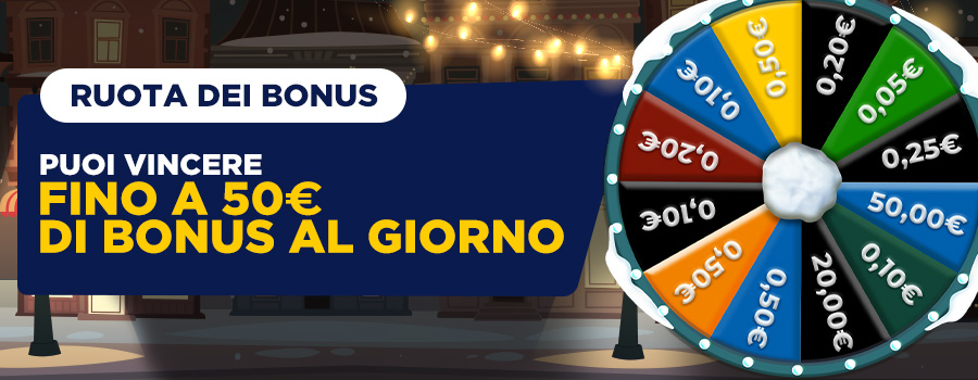 Ruota dei Bonus Goldbet
