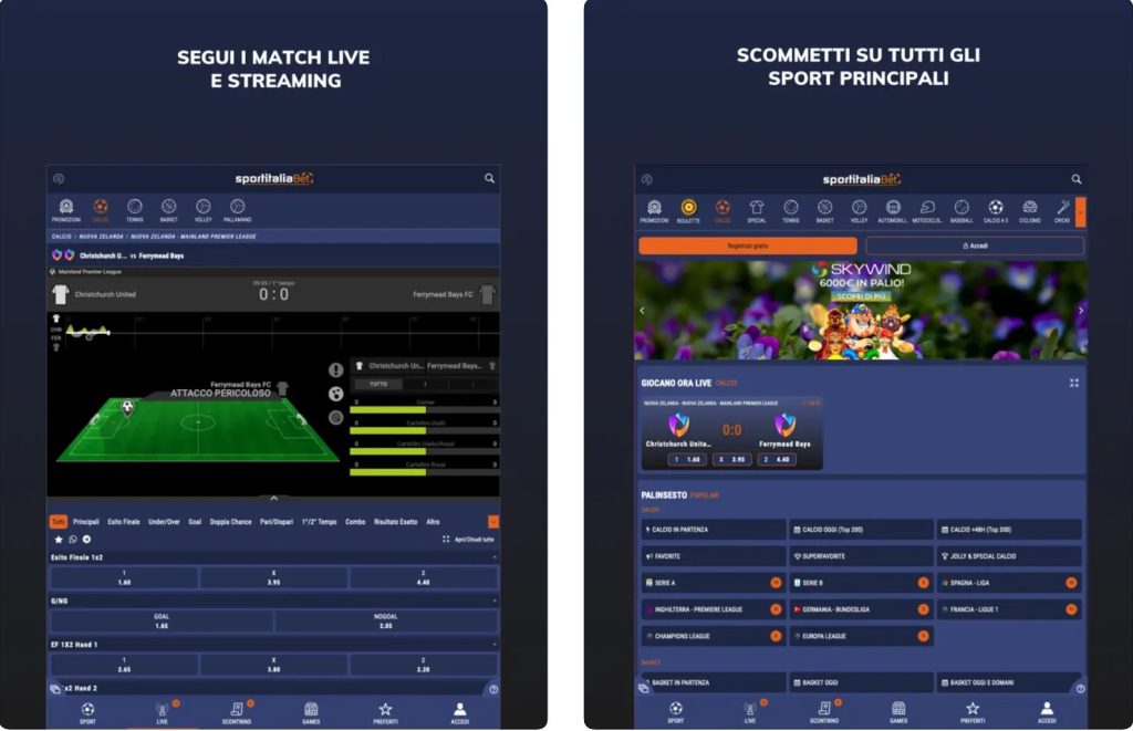 Sportitaliabet Mobile