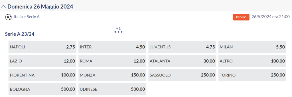 Vincente Serie A Eurobet